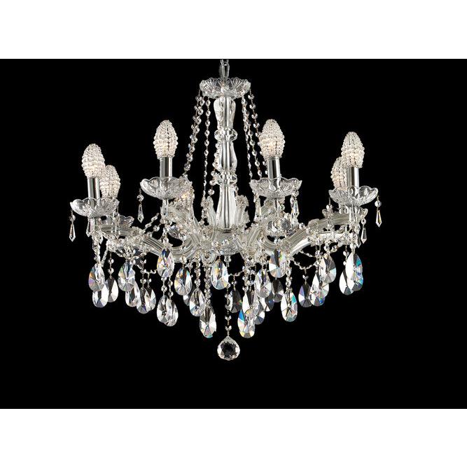 Dale Tiffany GH70261 Traditional / Classic 8 Light Crystal Strasbourg Chandelier